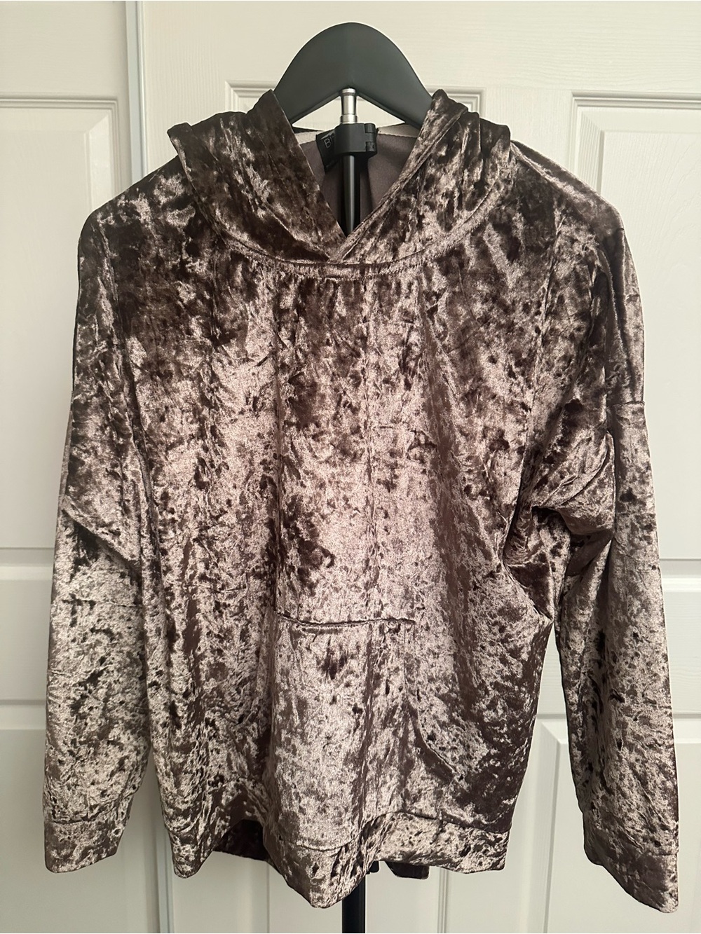 Velvet Hoody Sweater size Small